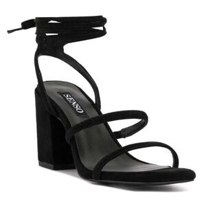 SENSO Elegant Black Strappy Heels